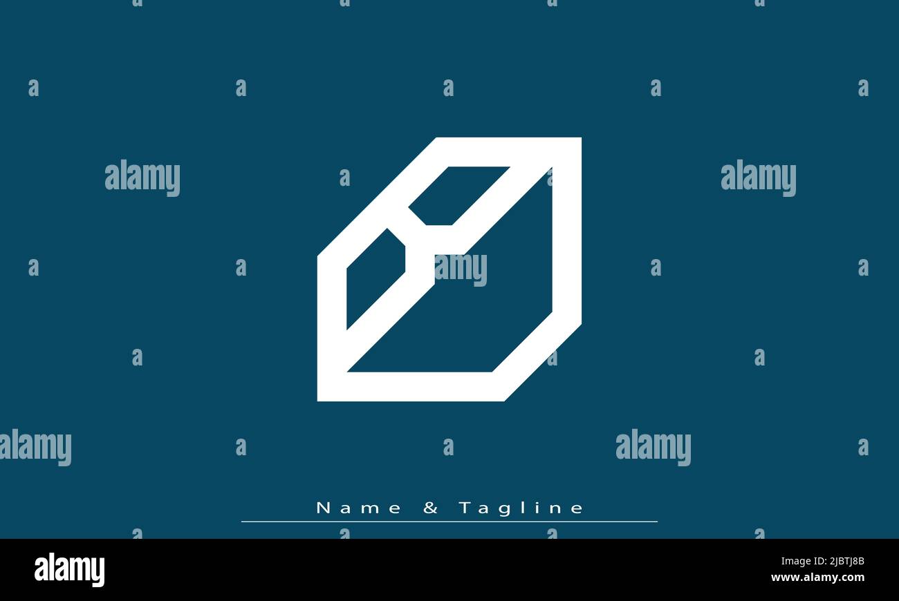 Alphabet letters Initials Monogram logo BU, UB Stock Vector