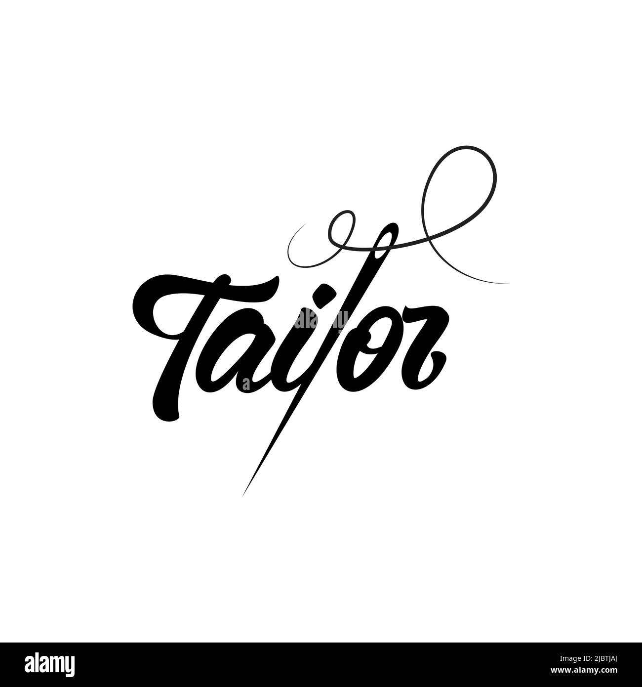 tailor logos Stock Vector