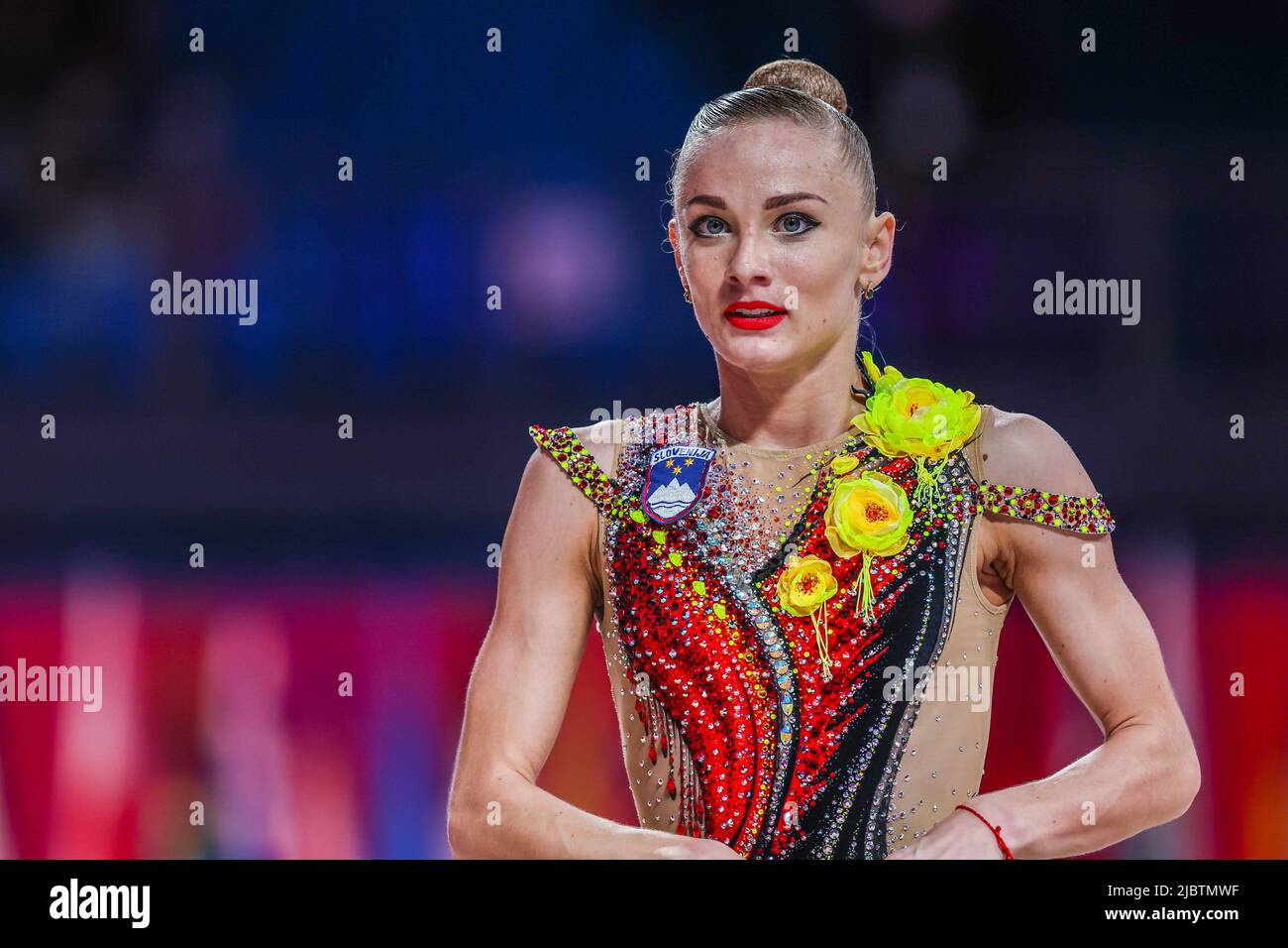 Vedeneeva Ekaterina (SLO) during the Rhythmic Gymnastics FIG World Cup