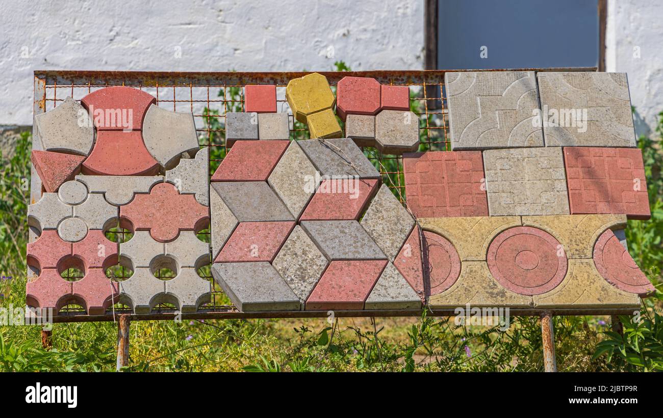 Concrete Interlocking Tiles