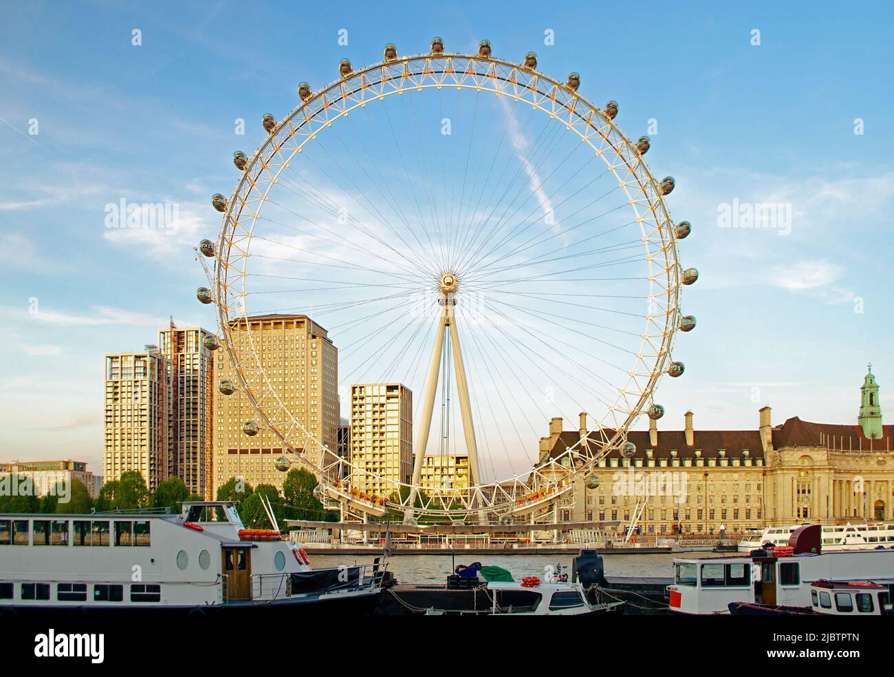 London Wheel Architecture Stock Photo