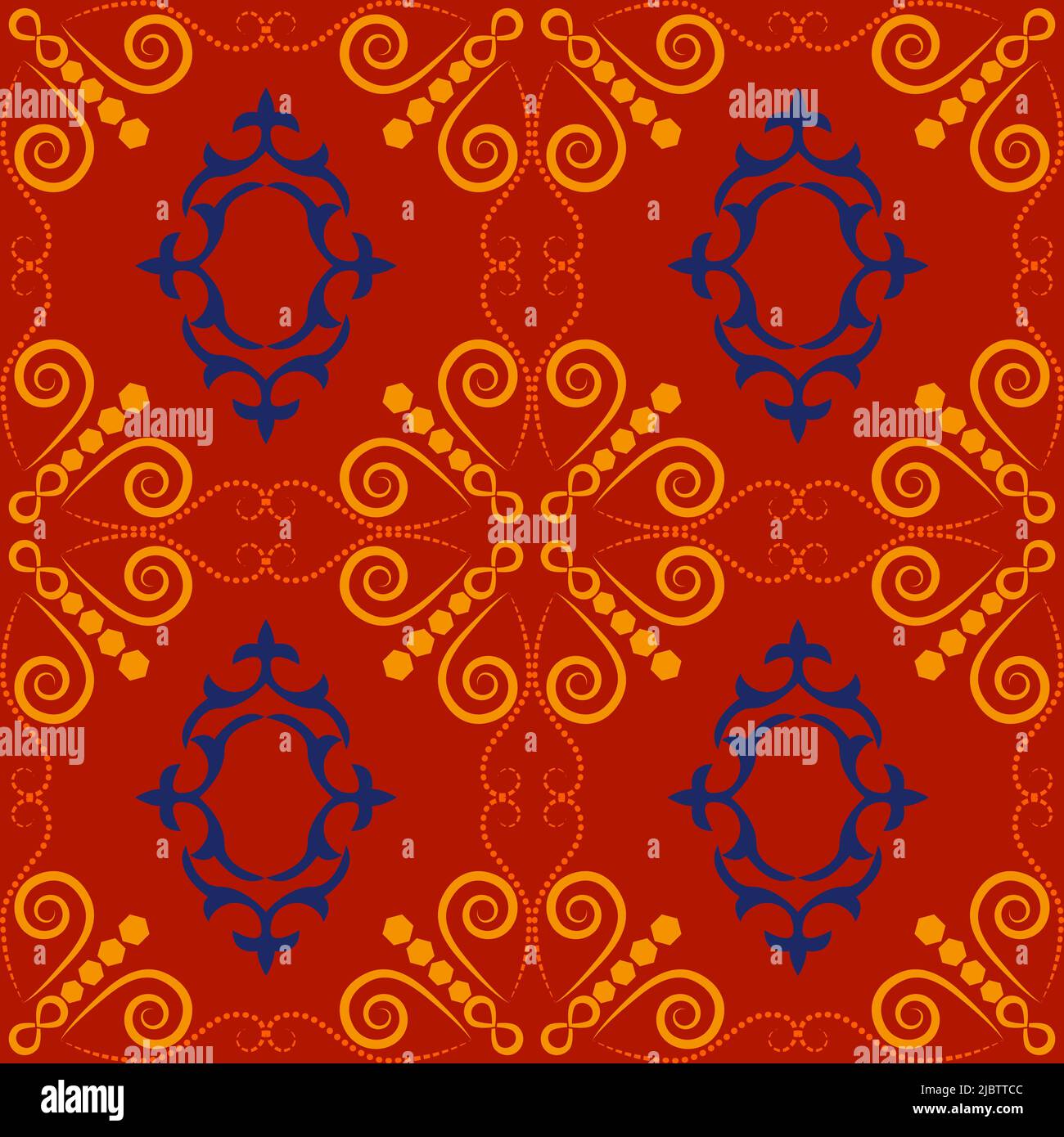 Seamless pattern multicolor in the Arabian style. Sample traditional ...
