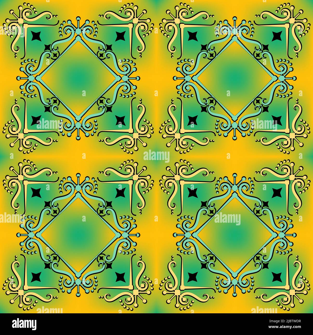 Seamless pattern multicolor in the Arabian style. Sample traditional ...