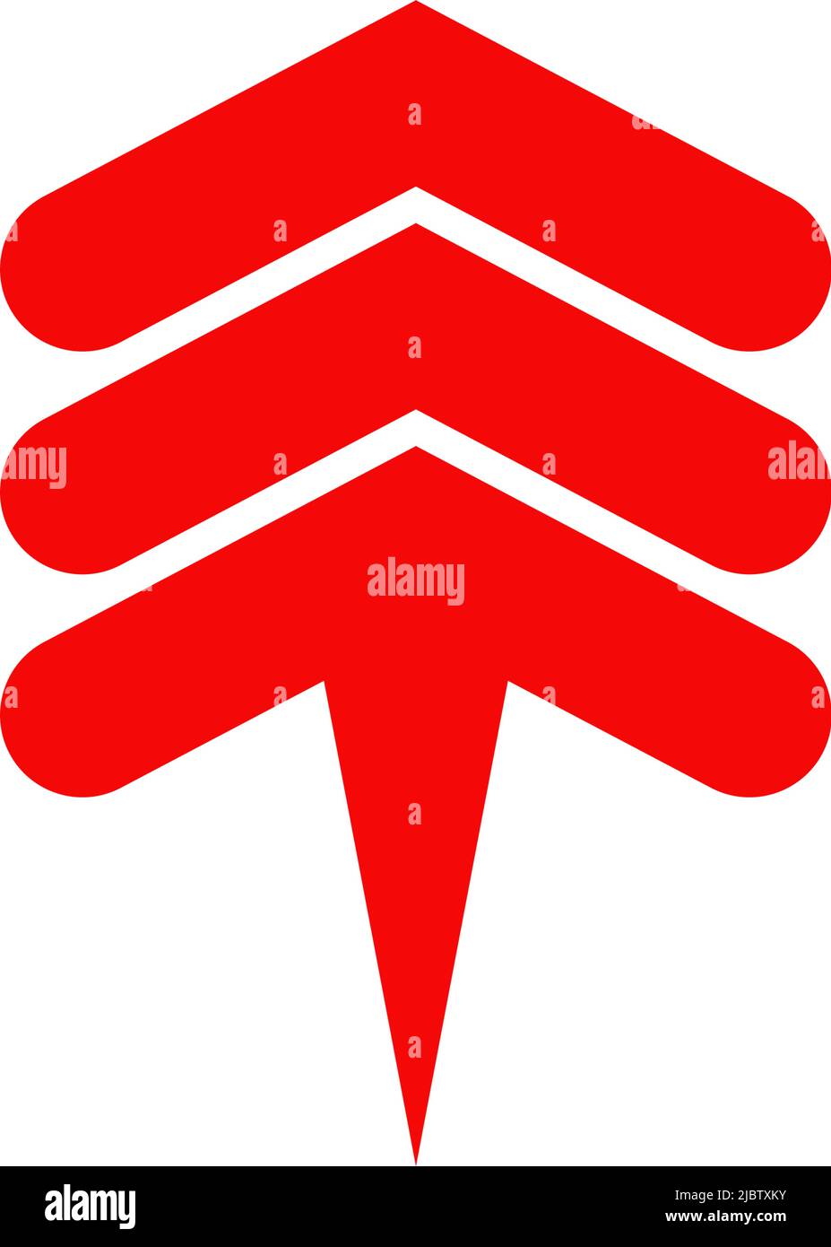 Arrow icon logo design Stock Vector Image & Art - Alamy