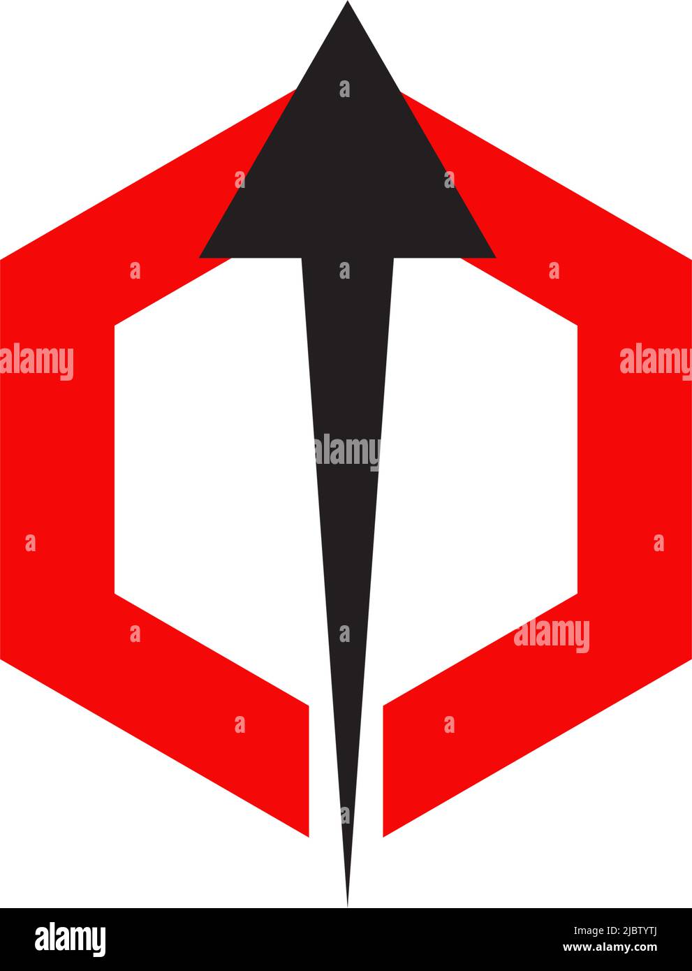 Arrow icon logo design Stock Vector Image & Art - Alamy