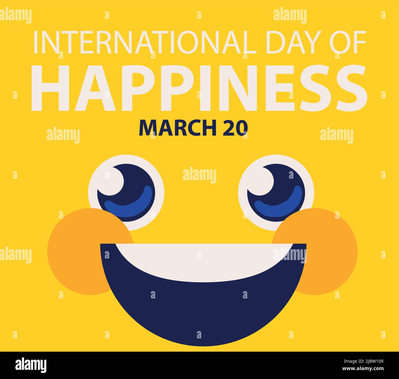 international day of happiness flyer Stock Vector Image & Art Alamy