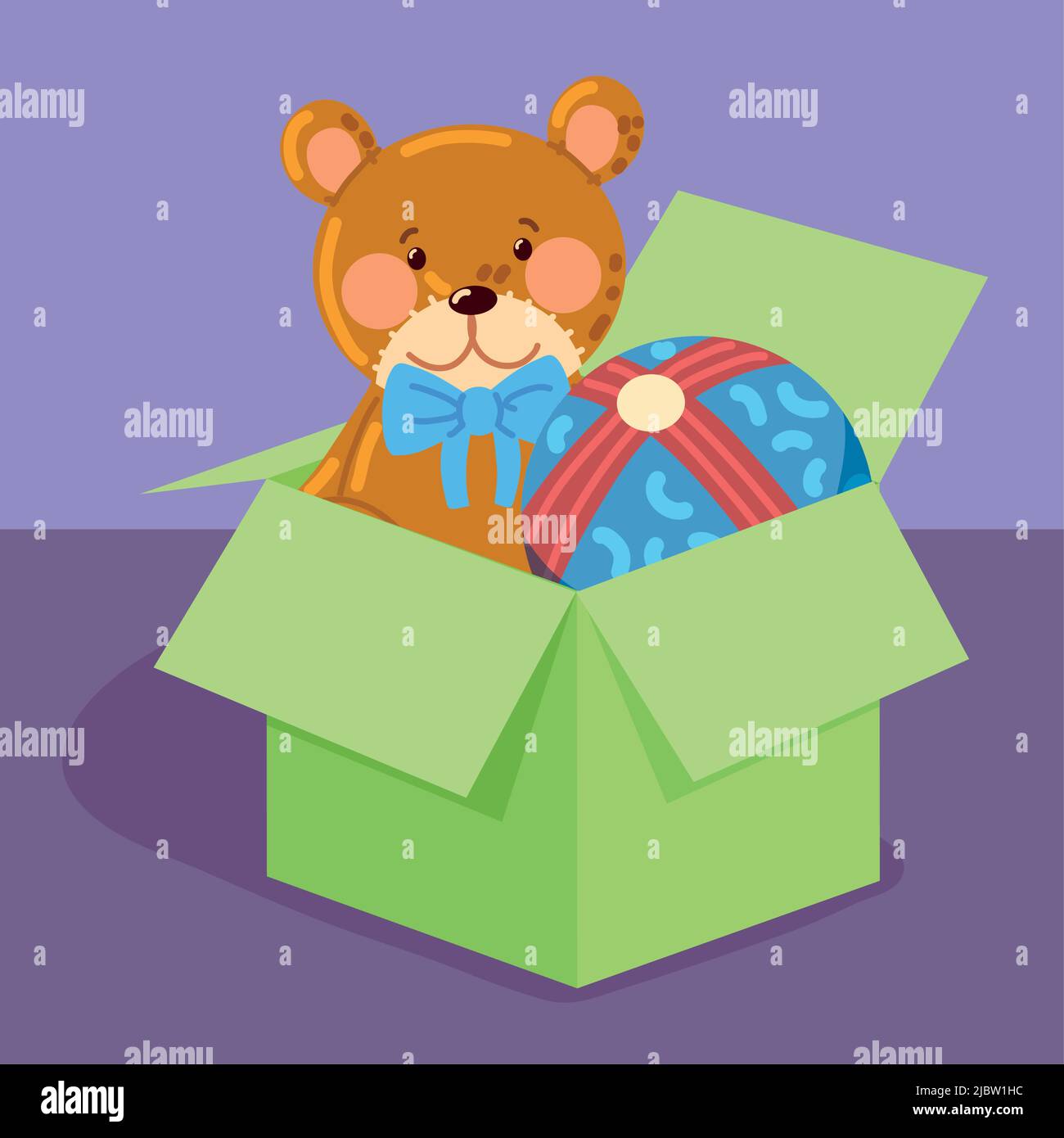 toys box for kids Stock Vector Image & Art Alamy