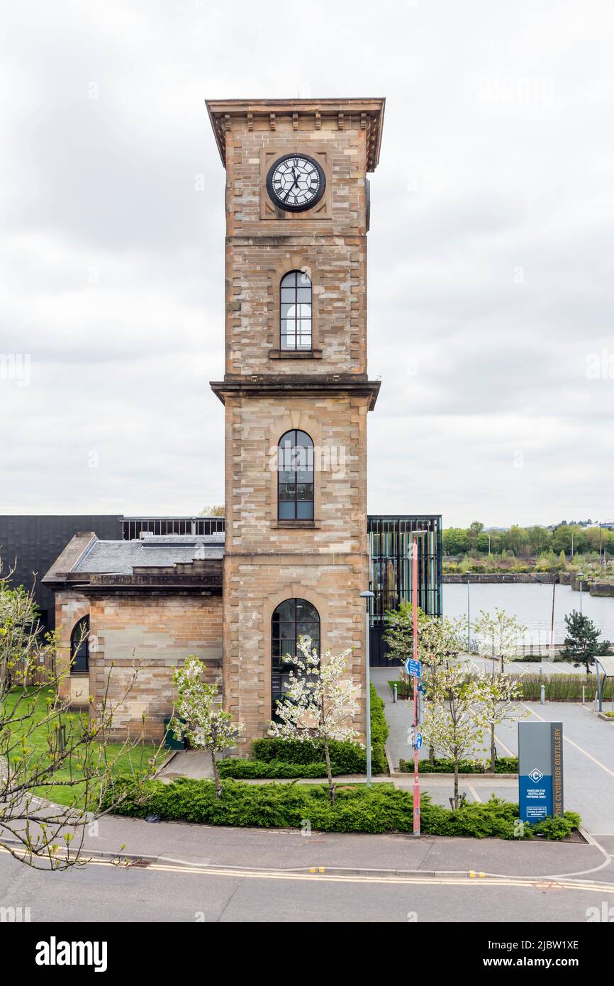 Clydeside Distillery, Stobcross Road, Glasgow, Scotland, UK Stock Photo
