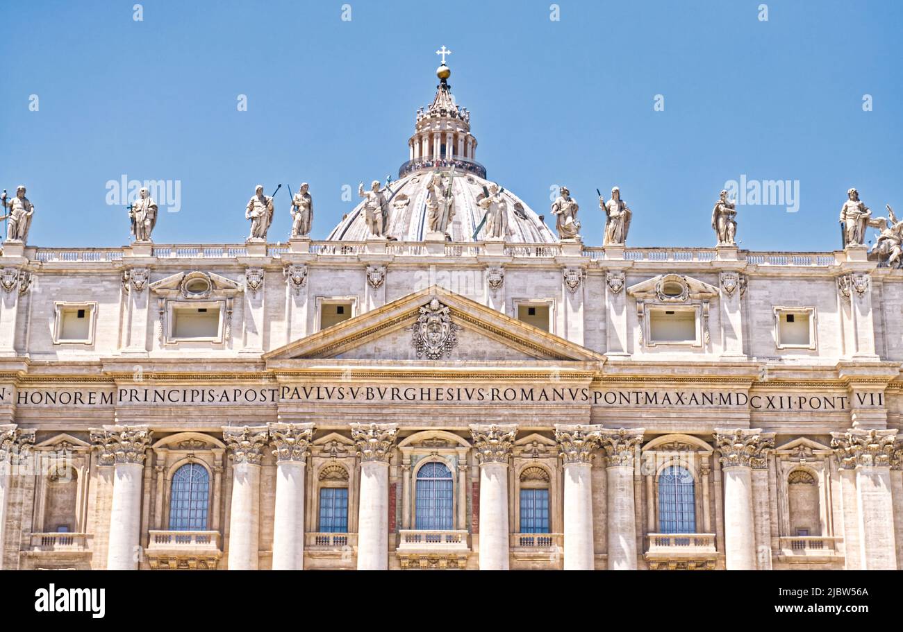 St. Peter's Basilica, The Vatican Stock Photo