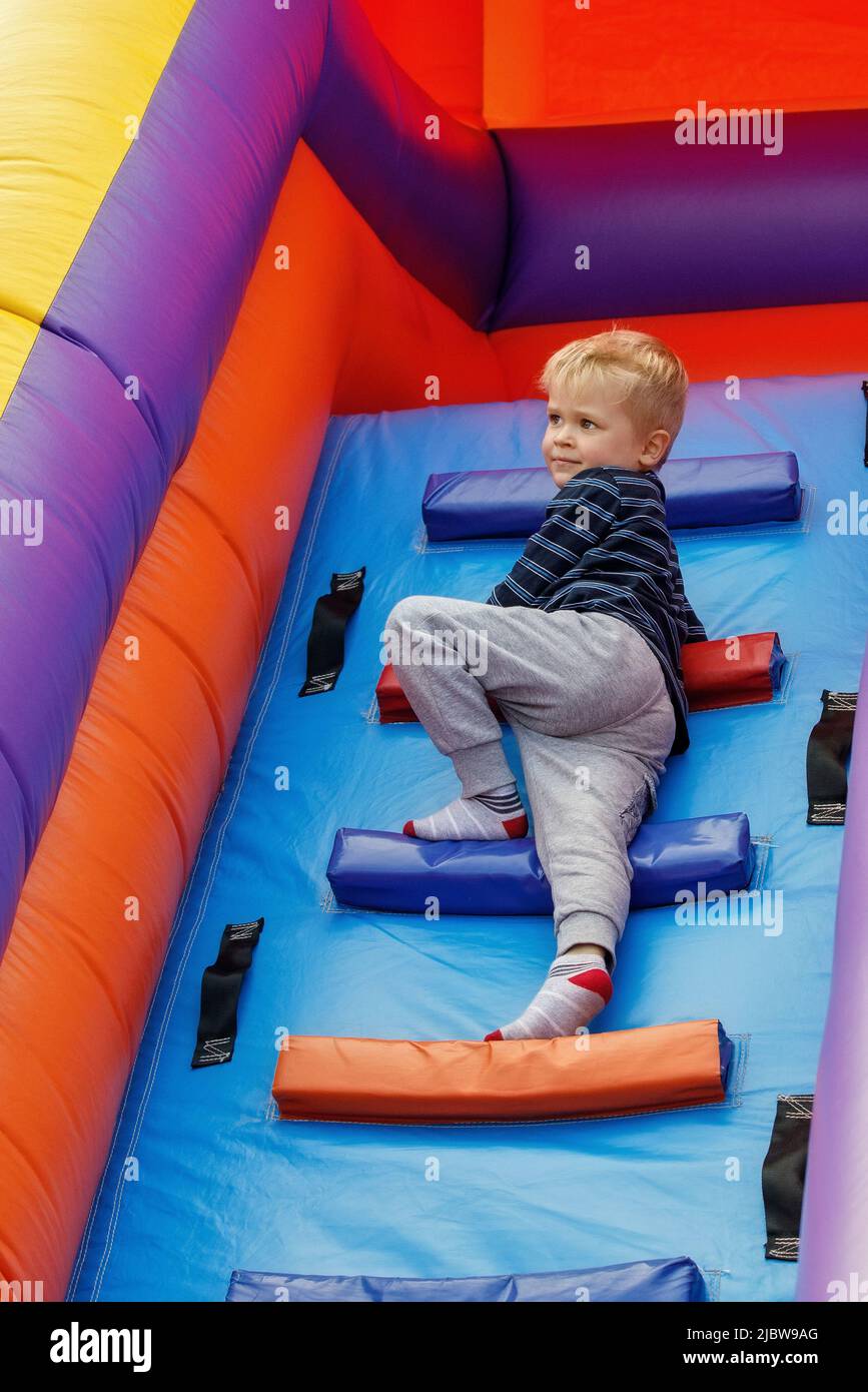 Climb trampoline hi-res stock photography and images - Alamy