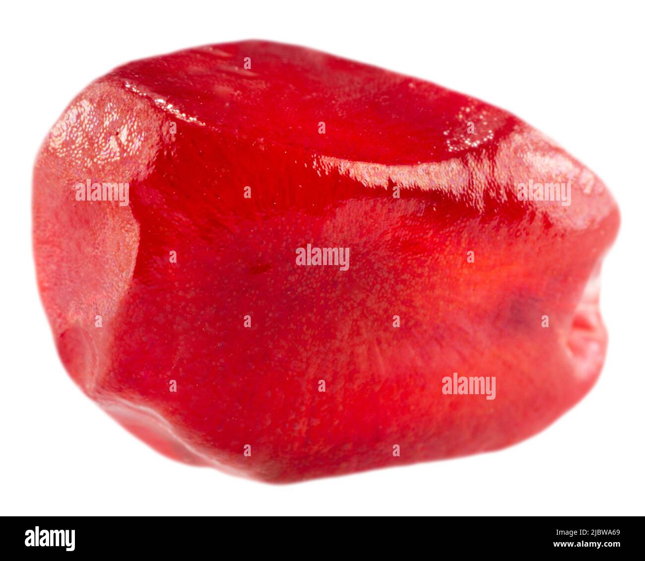 pomegranate seed isolated on a white background with clipping path. Stock Photo