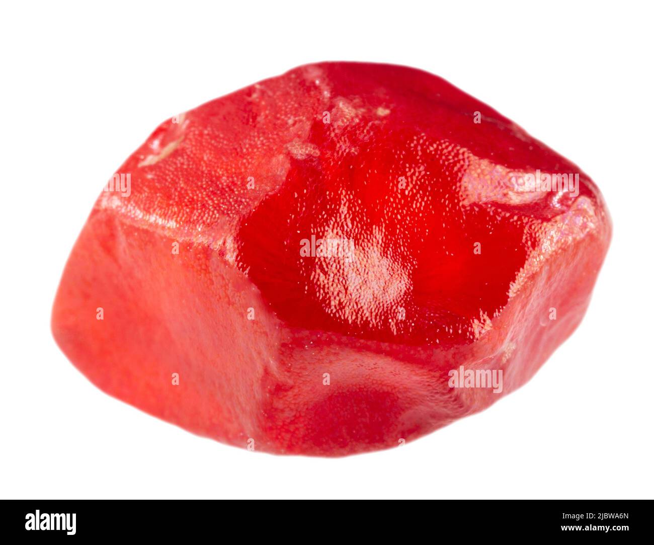 pomegranate seed isolated on a white background with clipping path. Stock Photo