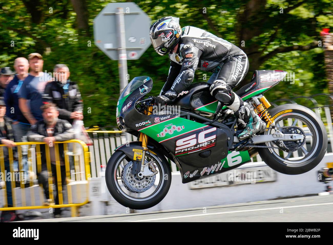 Douglas, Isle Of Man. 19th Jan, 2022. Michael Dunlop (650 Paton) representing Team ILR during the Bennetts Supertwin TT Race at the Isle of Man, Douglas, Isle of Man on the 8 June 2022. Photo by David Horn. Credit: PRiME Media Images/Alamy Live News Stock Photo