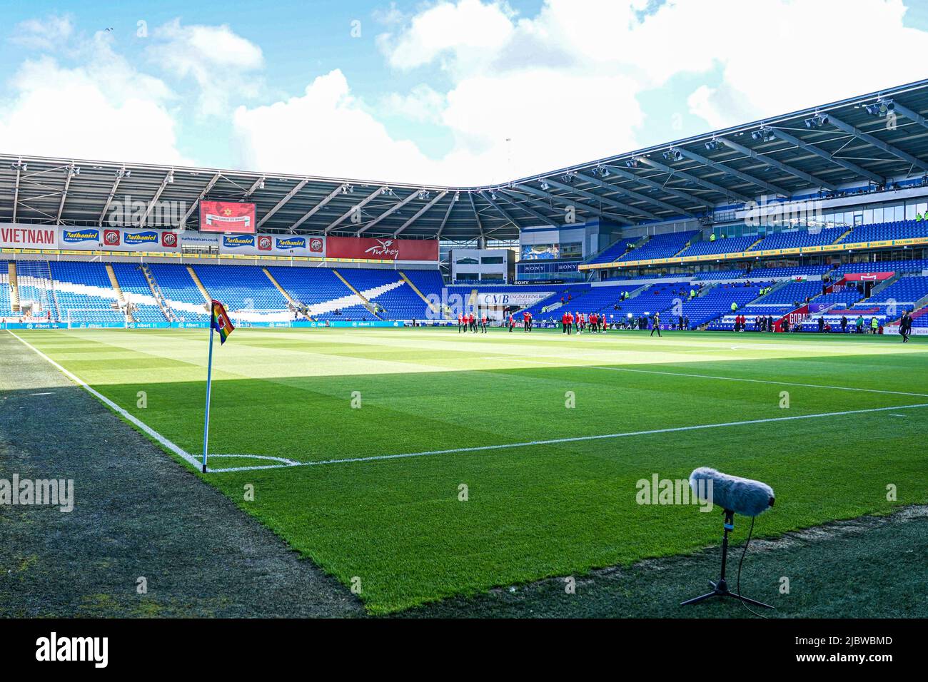 Download wallpapers Cardiff City Stadium, football stadium, grandstand,  Wales, United Kingdom, sports arena for desktop free. Pictures for desktop  free