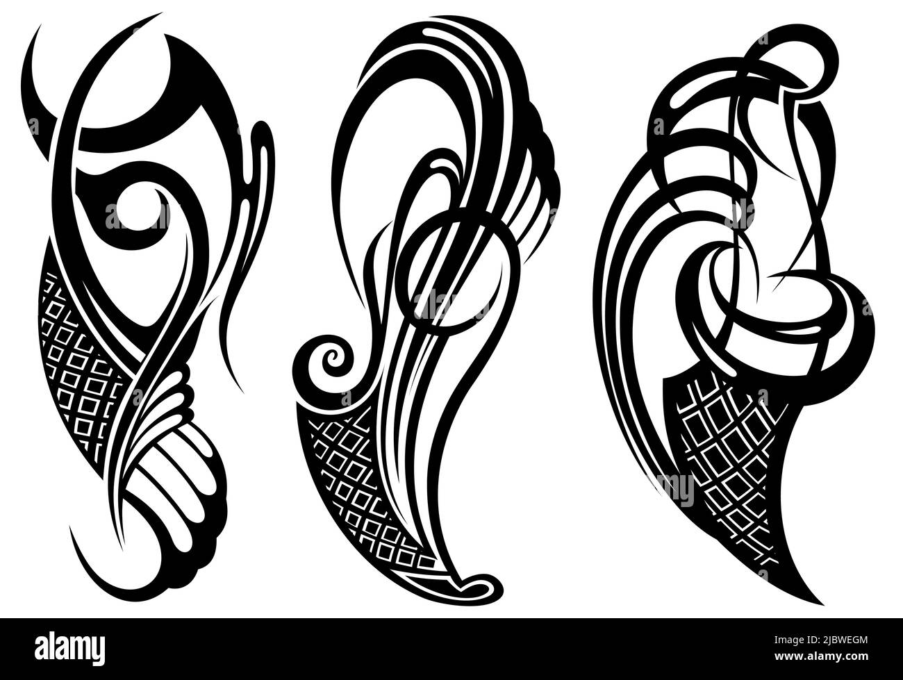 Tribal pattern elements for tattoo men right and left hand and shoulders,  art dec Stock Vector Image & Art - Alamy