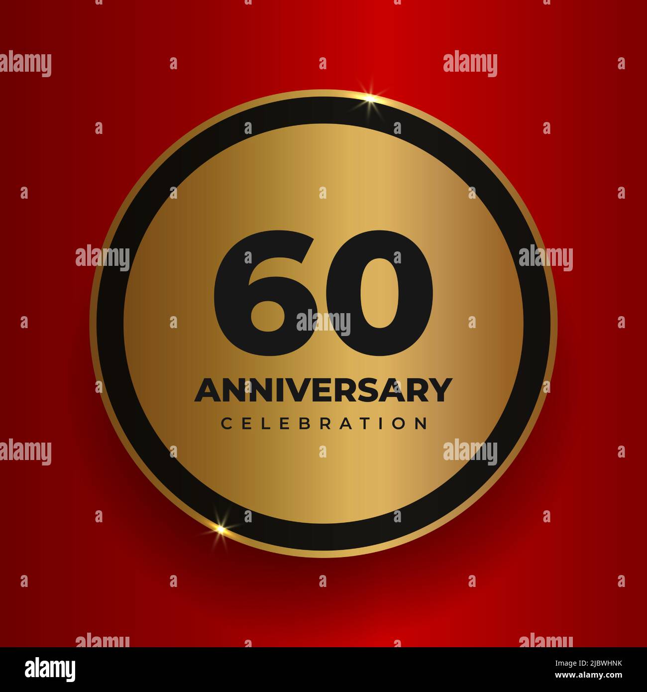 60 years anniversary celebration background. Celebrating 60th