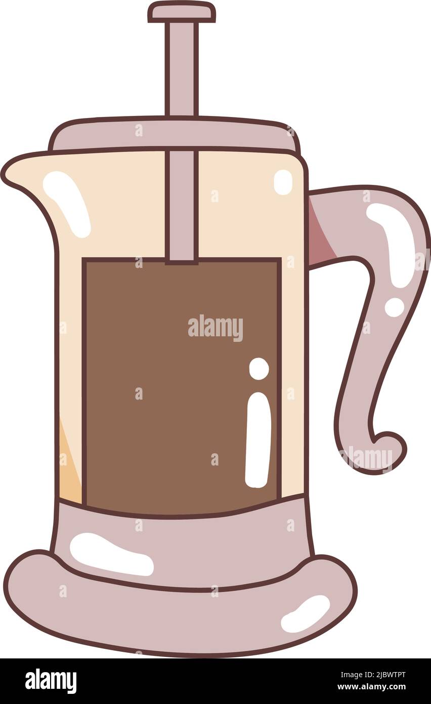 coffee french press Stock Vector Image & Art Alamy