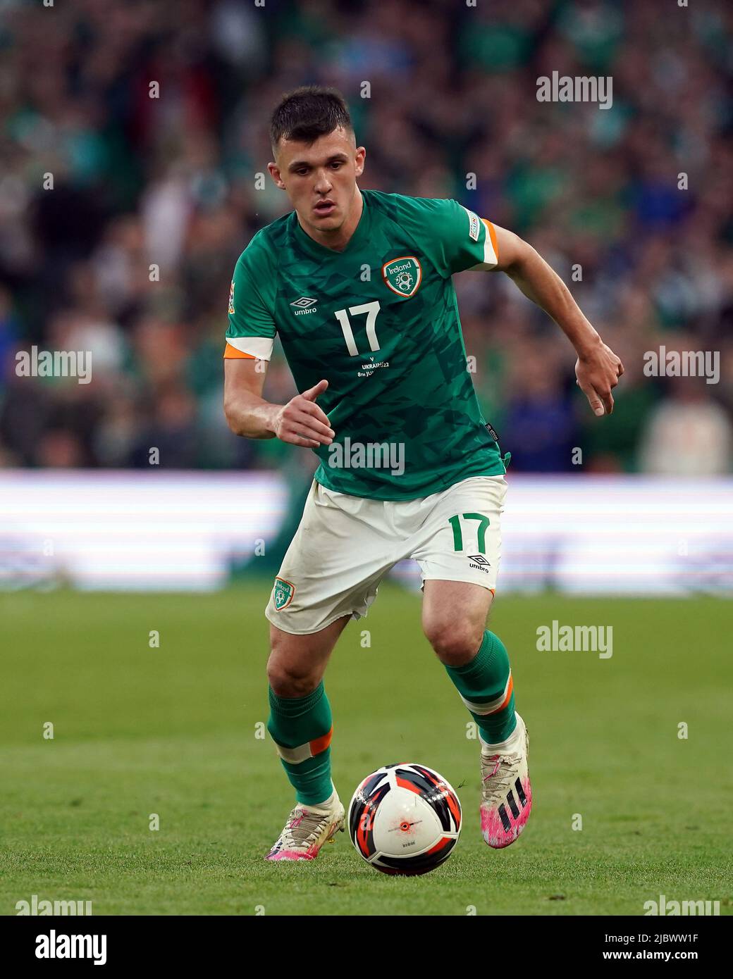 Republic of Ireland's Jason Knight during the UEFA Nations League match