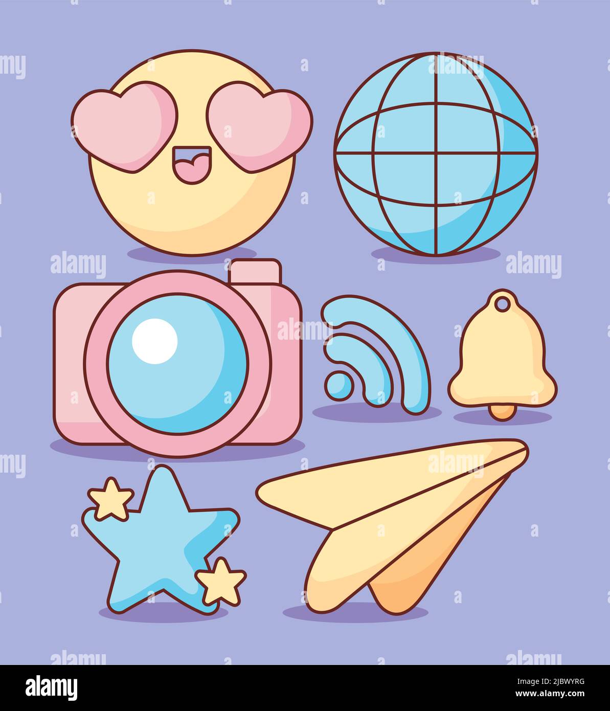 icons set social media Stock Vector Image & Art - Alamy