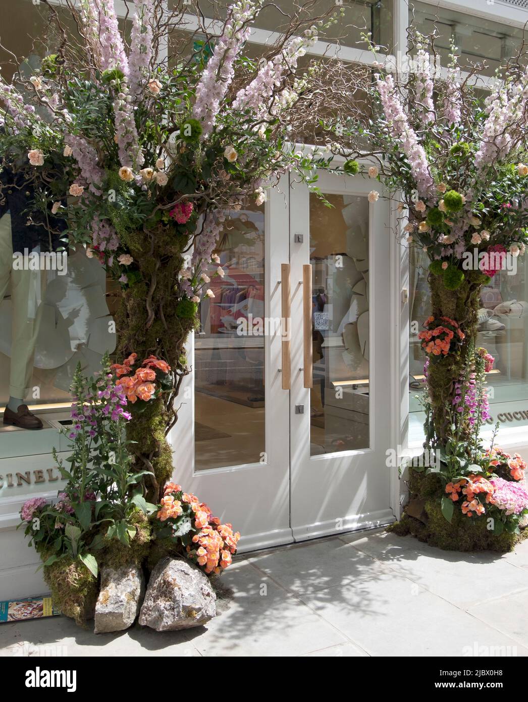 Floral paradise in West London during Chelsea flower show 2022,British