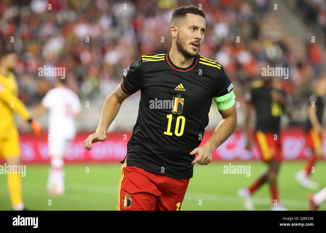 Gør gulvet rent Bløde cylinder Belgium's Eden Hazard pictured during a soccer game between Belgian  national team the Red Devils and Poland, Wednesday 08 June 2022 in  Brussels, the second game (out of six) in the Nations