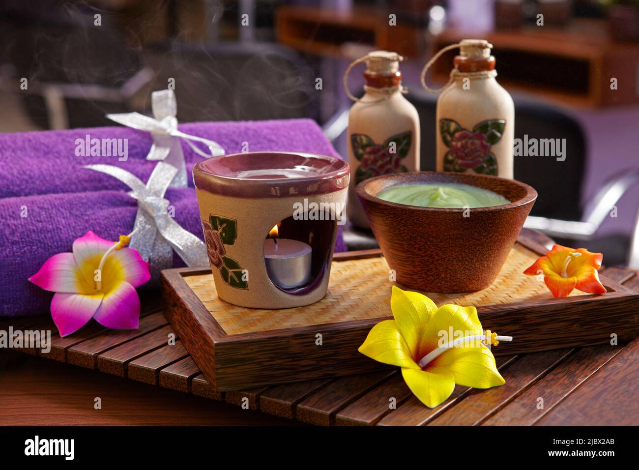 Set aroma spa tea hi-res stock photography and images - Alamy