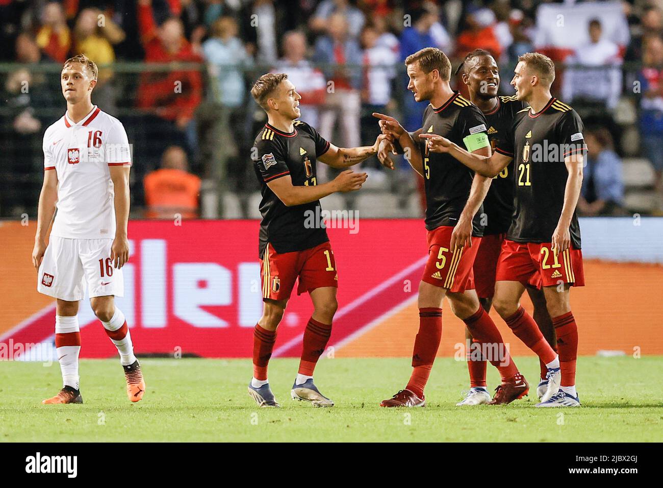 Belgium s Leandro Trossard Celebrates After Scoring During A Soccer belgium-s-leandro-trossard-celebrates-after-scoring-during-a-soccer