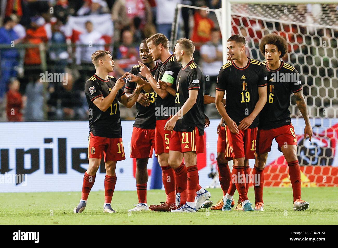 Belgium s Leandro Trossard Celebrates After Scoring During A Soccer belgium-s-leandro-trossard-celebrates-after-scoring-during-a-soccer