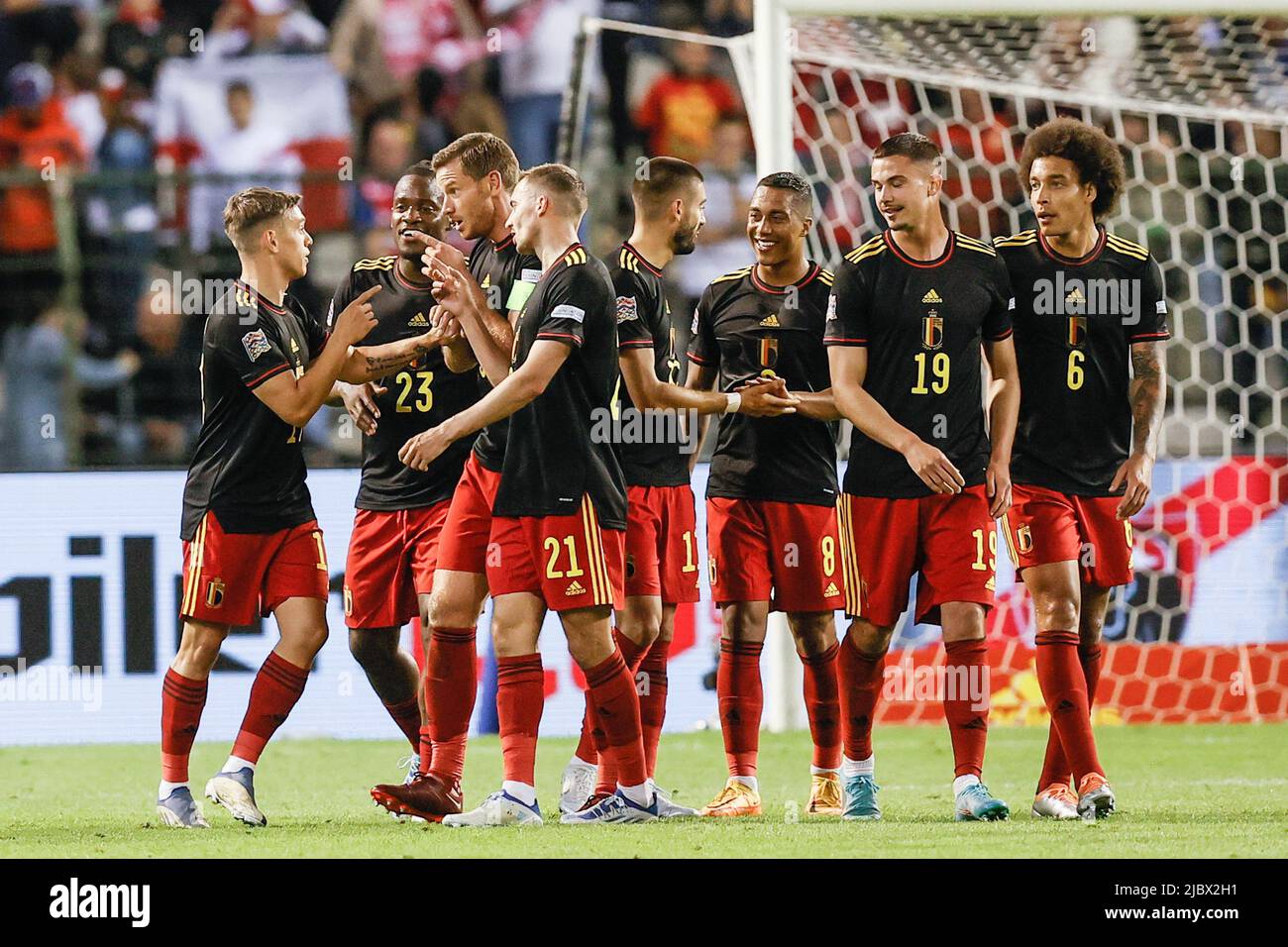 Belgium s Leandro Trossard Celebrates After Scoring During A Soccer belgium-s-leandro-trossard-celebrates-after-scoring-during-a-soccer