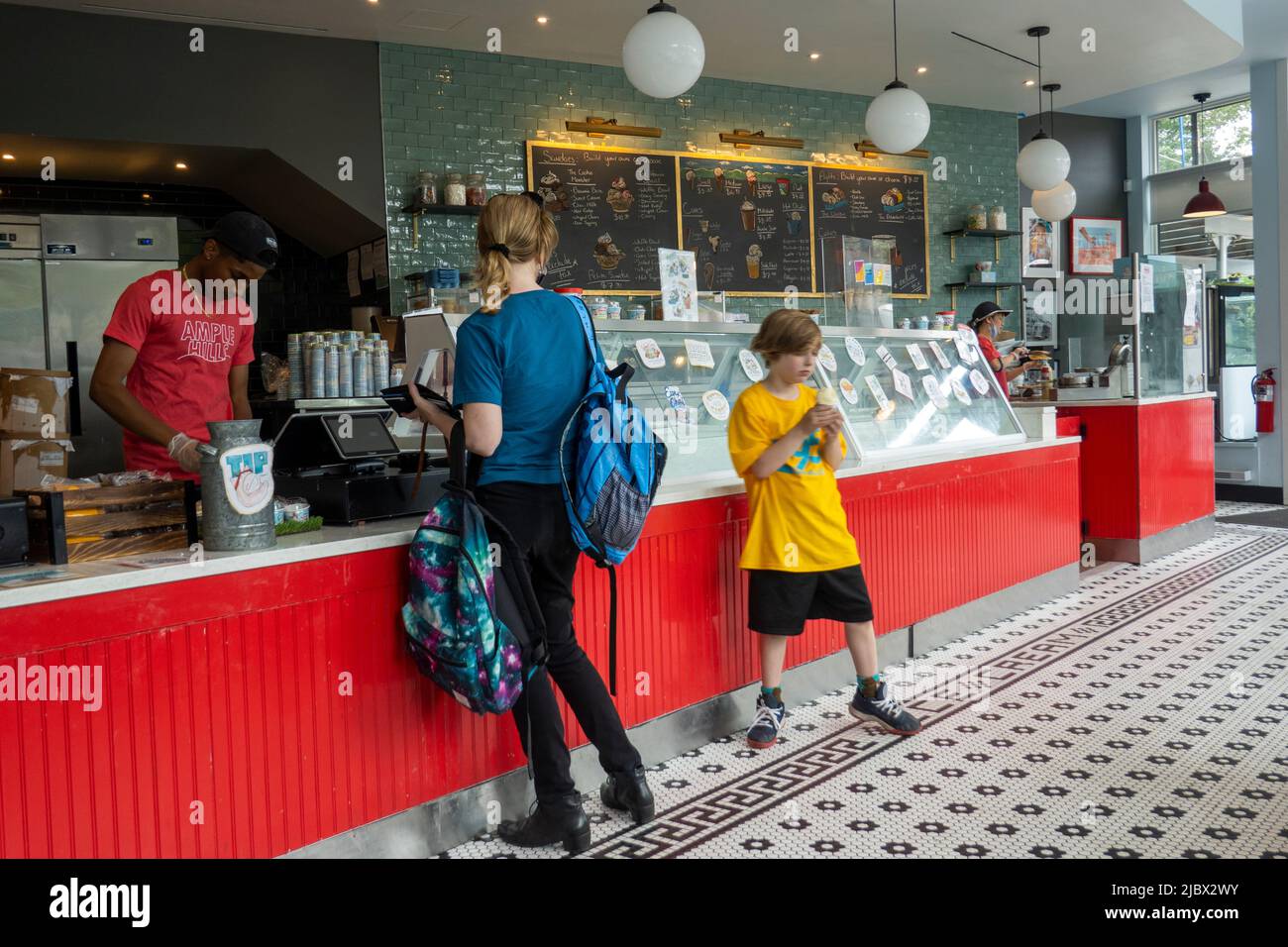 Ample Hills ice cream store in Park Slope Brooklyn NYC Stock Photo - Alamy