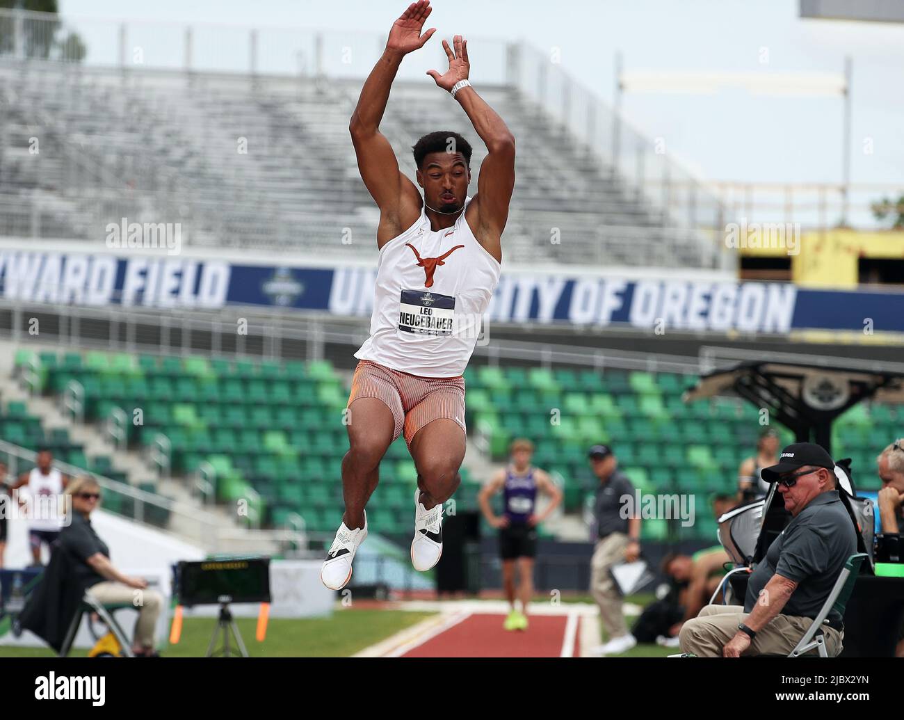 Hayward Field, Eugene, OR, USA. 8th June, 2022. Leo Neugebauer of Texas