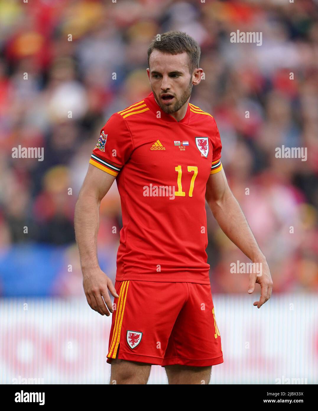 Wales' Rhys Norrington-Davies during the UEFA Nations League match at ...