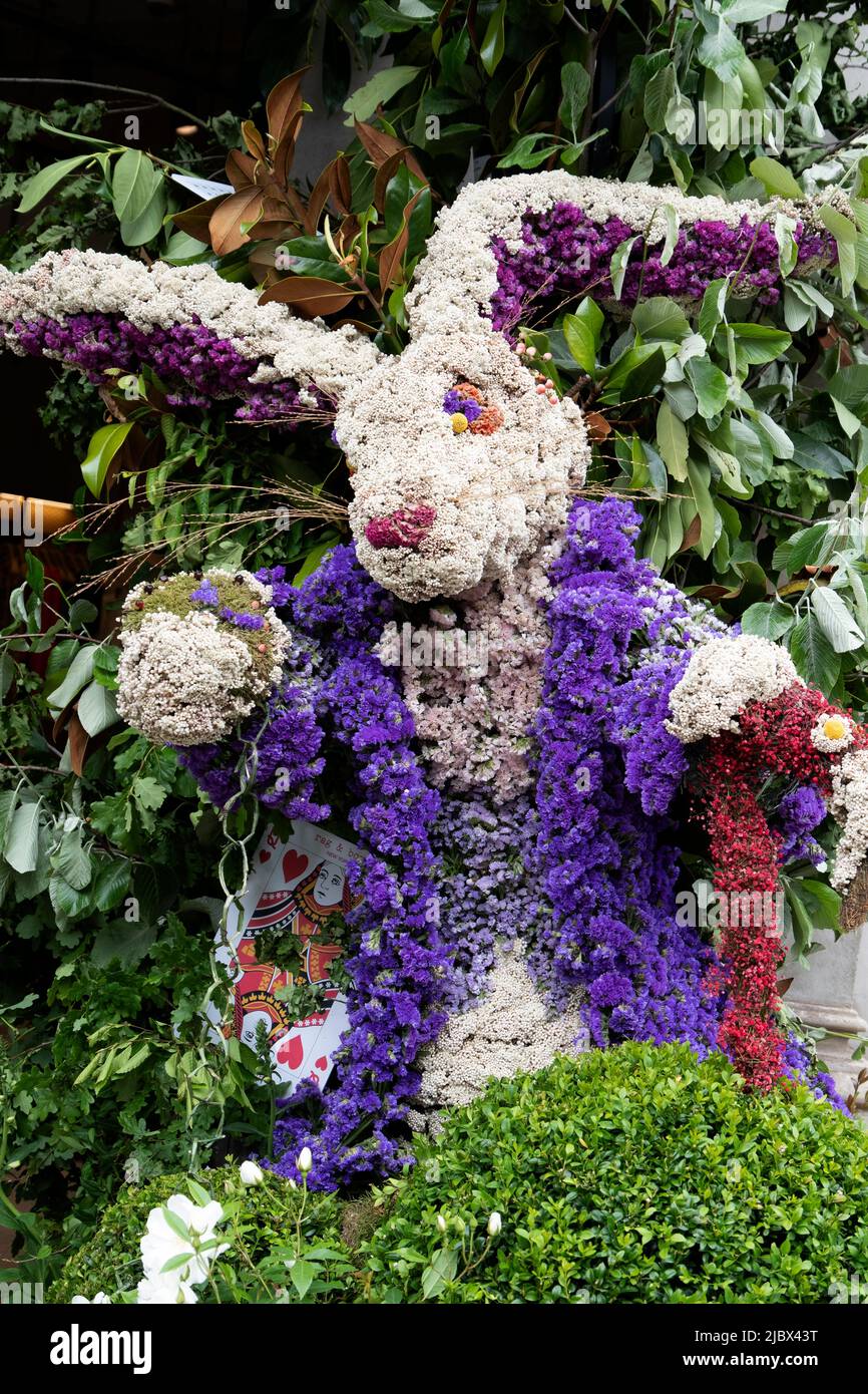 Floral paradise in West London during Chelsea flower show 2022,British