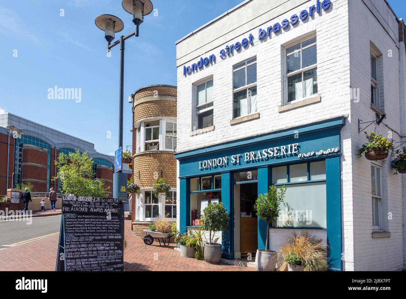 The London Street Brasserie, London Street, Reading, Berkshire, England, United Kingdom Stock Photo