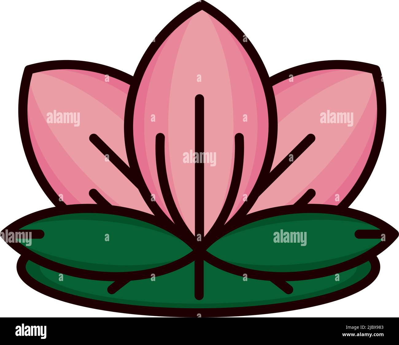 lotus flower icon Stock Vector Image & Art - Alamy