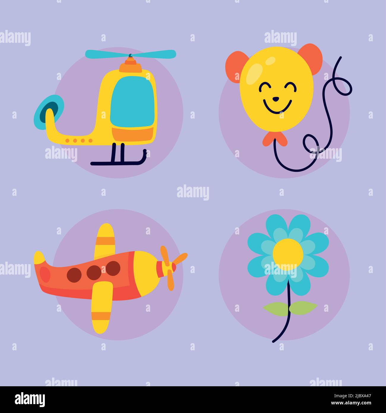 set of kids illustrations Stock Vector Image & Art - Alamy