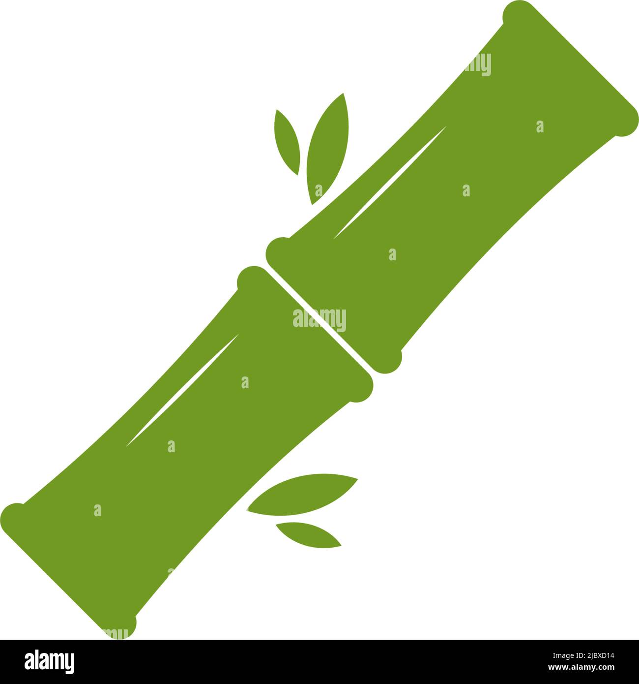 Bamboo icon logo design vector illustration template Stock Vector