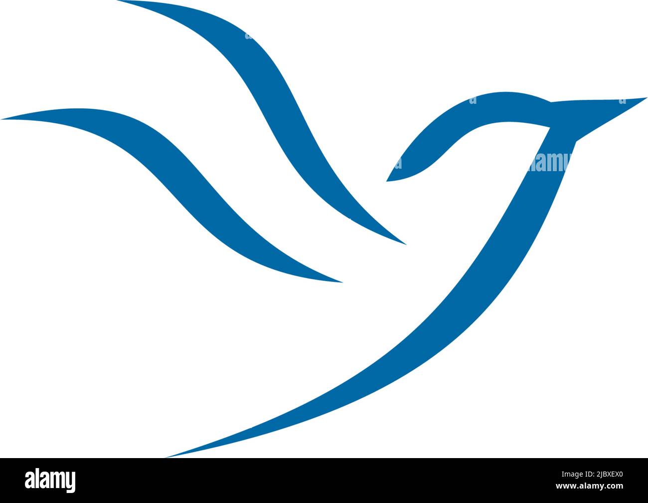 Bird icon logo design vector illustration template Stock Vector Image ...