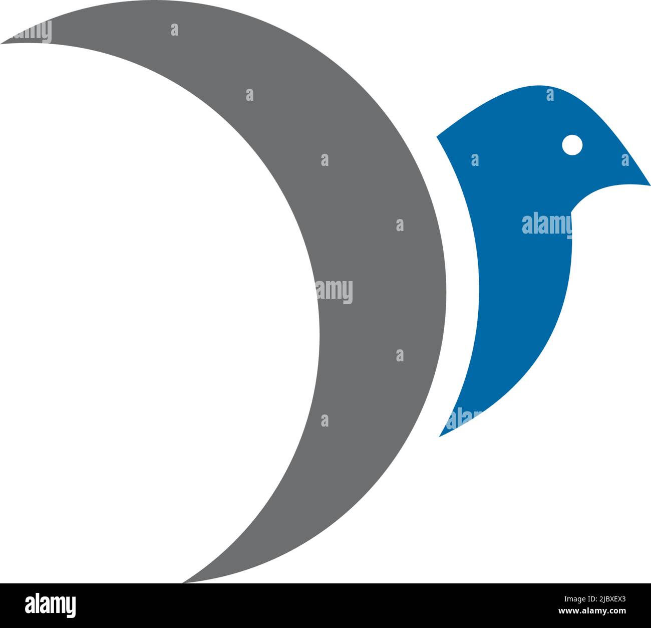 Bird icon logo design vector illustration template Stock Vector Image ...