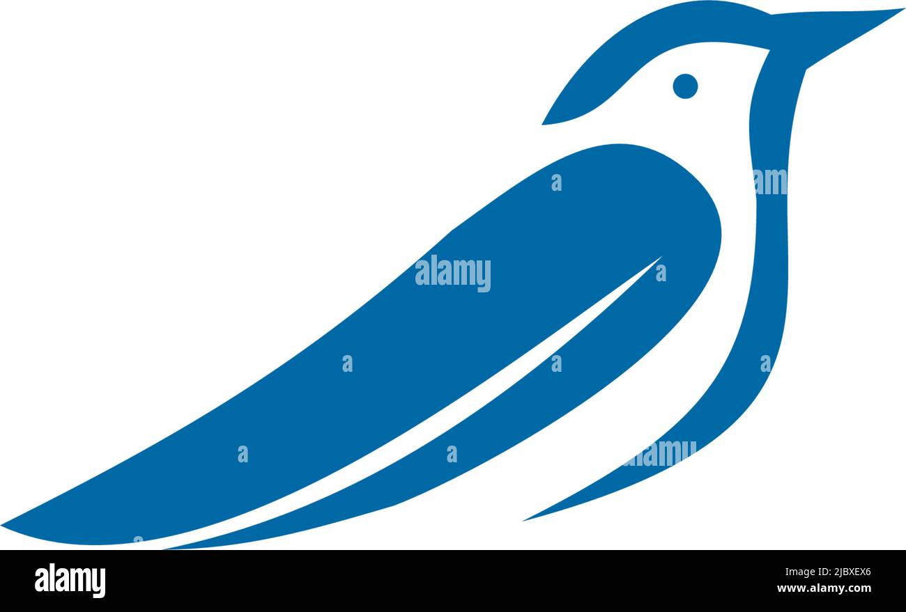 Bird icon logo design vector illustration template Stock Vector Image ...