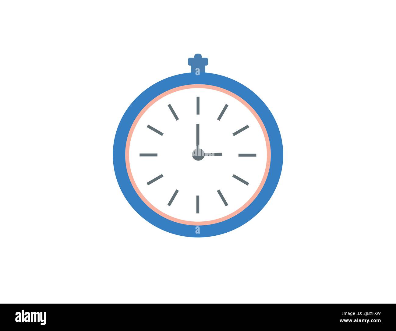 Colorful Time Managment Icon Vector. Flat design  Stock Vector