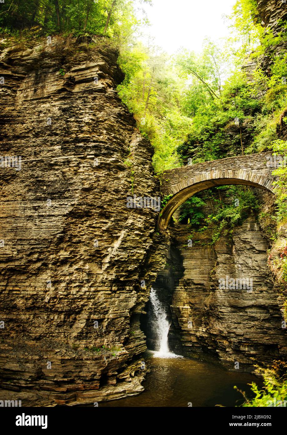 Watkins Glen state park, New York State, United States Stock Photo Alamy