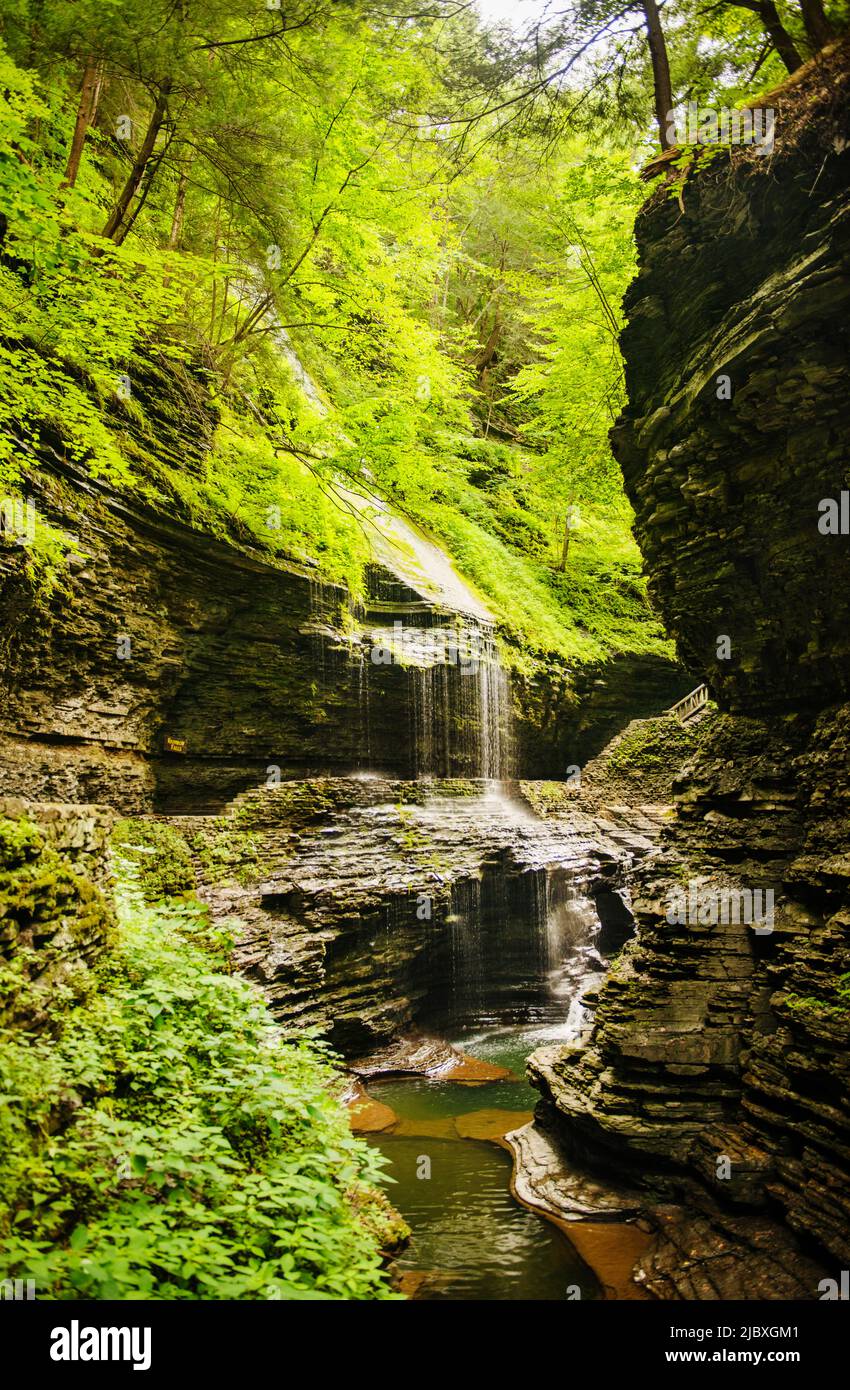 Watkins Glen state park, New York State, United States Stock Photo Alamy