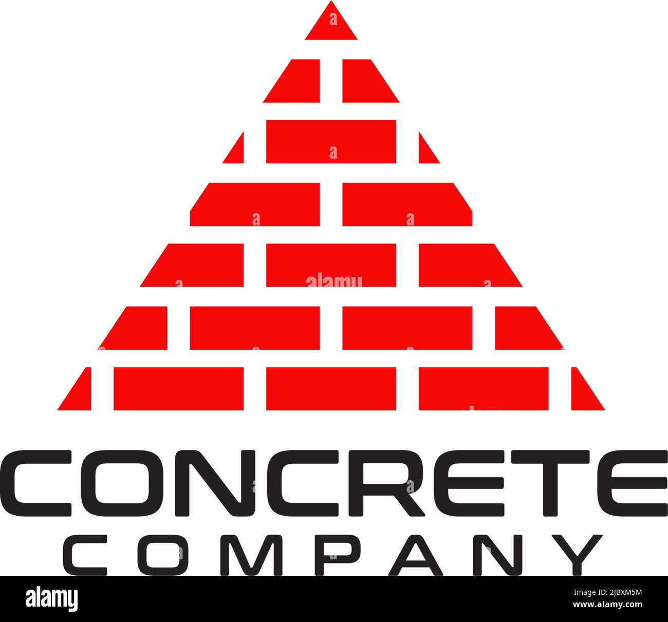 Brick and tile company logo design inspiration vector template Stock