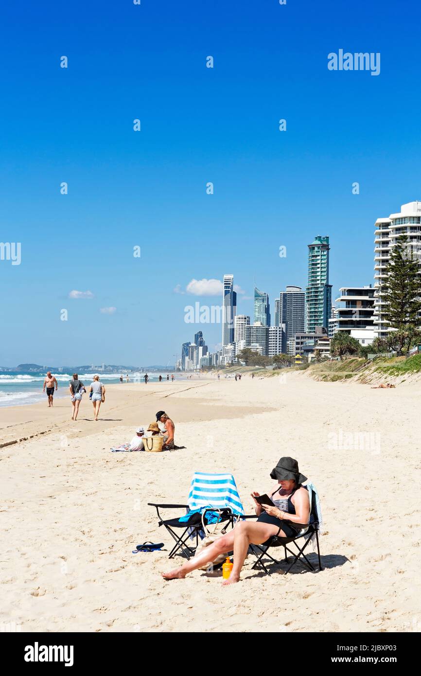 Queensland Australia / Tourists and locals alike enjoy the sunshine