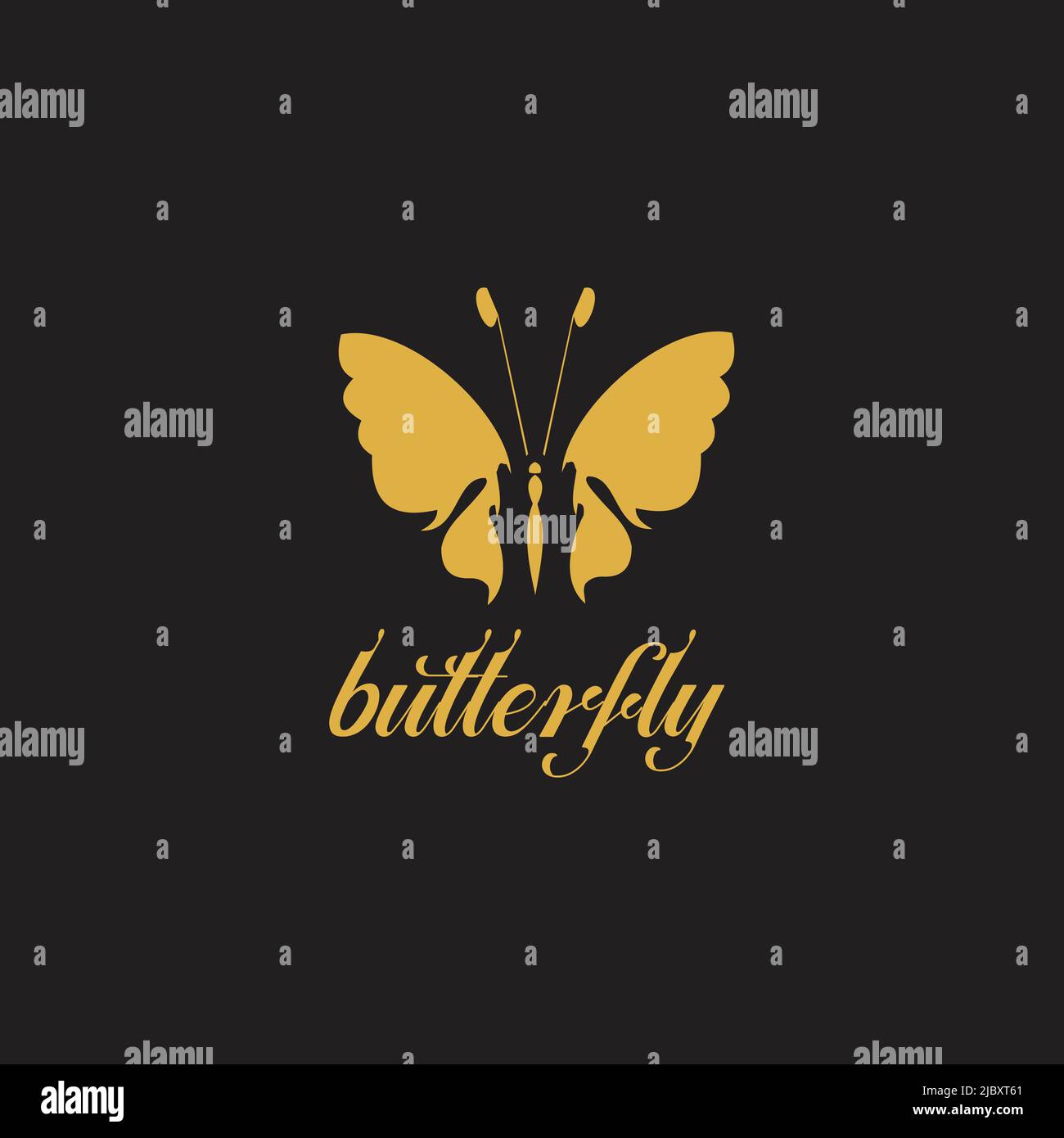 Butterfly logo design inspiration vector template Stock Vector Image ...