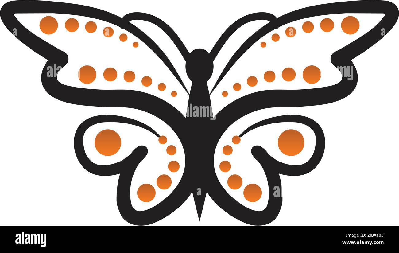 Butterfly logo design inspiration vector template Stock Vector Image ...