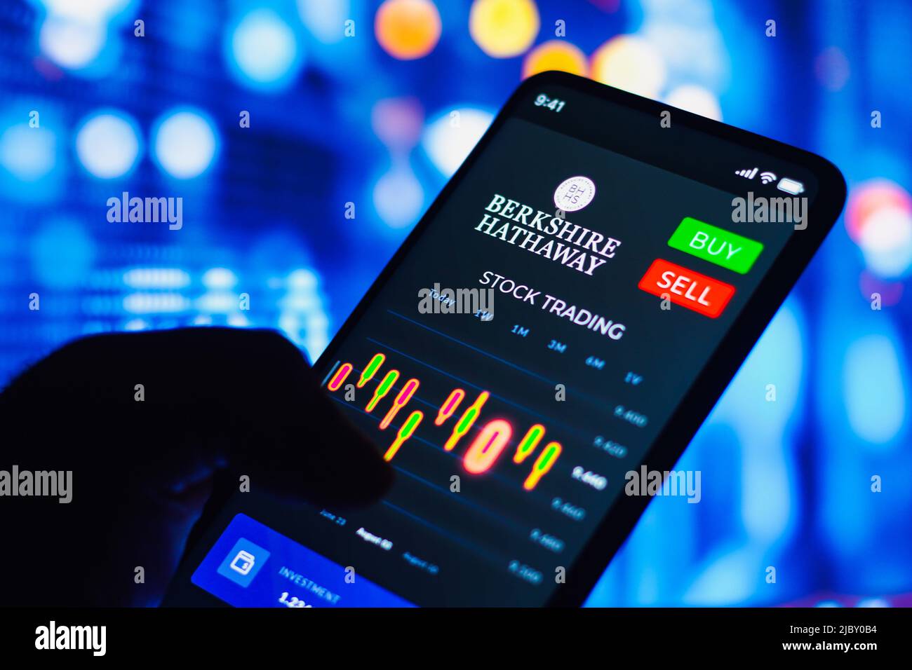 Brazil. 08th June, 2022. In this photo illustration, the stock trading ...
