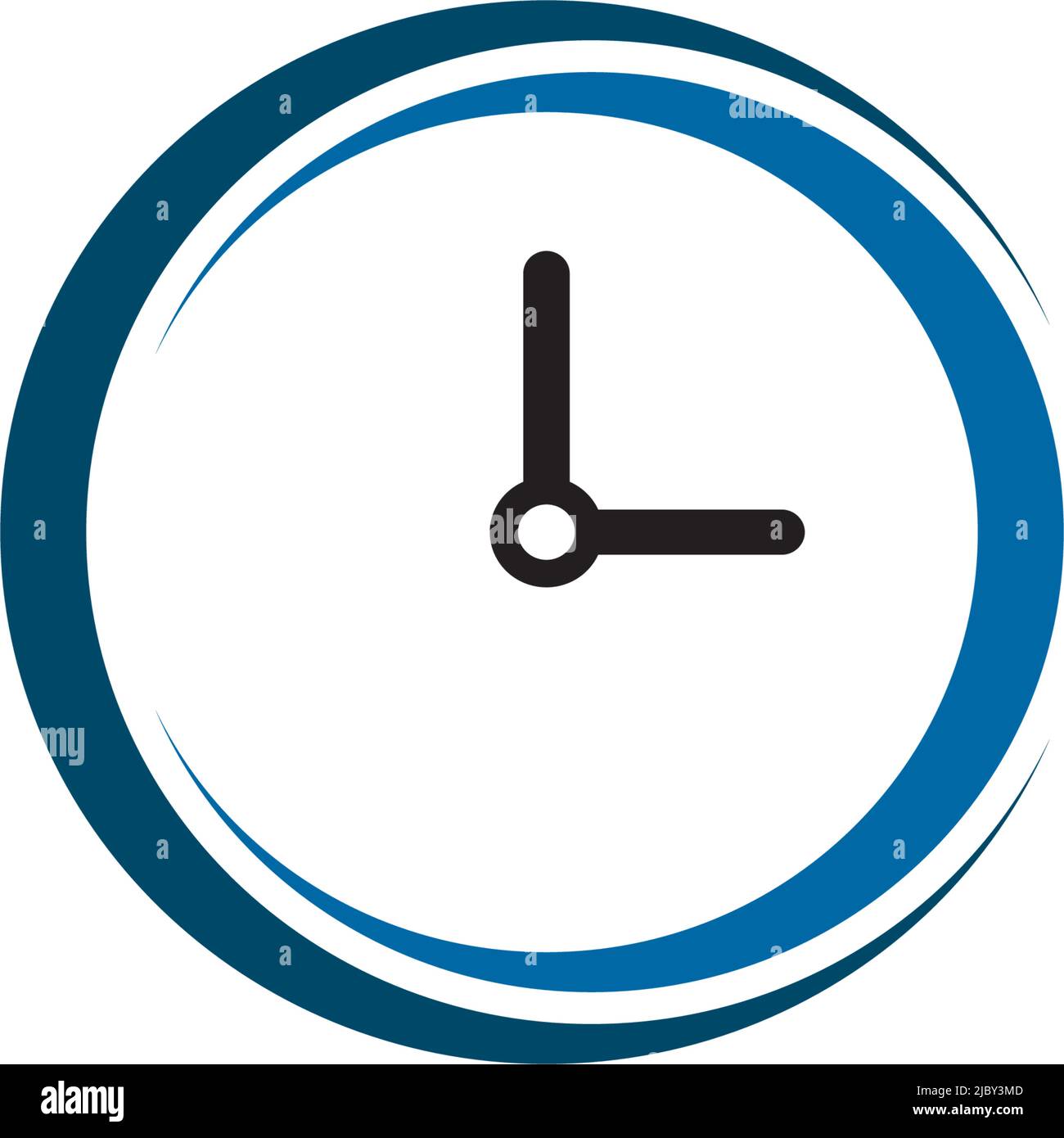 Clock icon logo design vector illustration template Stock Vector Image ...