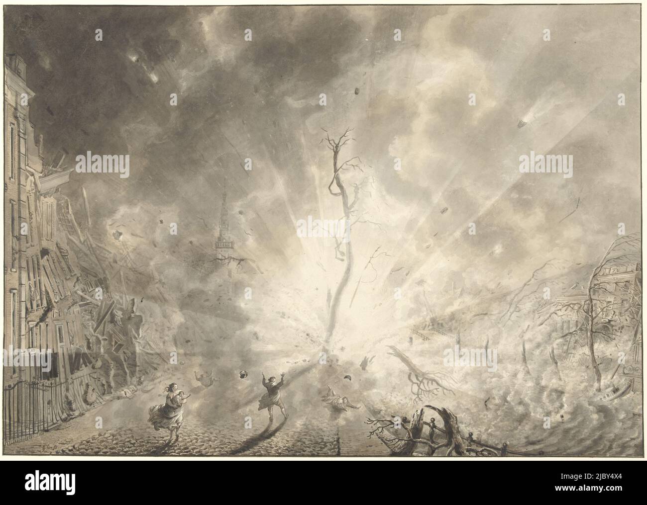 Ship carrying gunpowder explodes hires stock photography and images Alamy